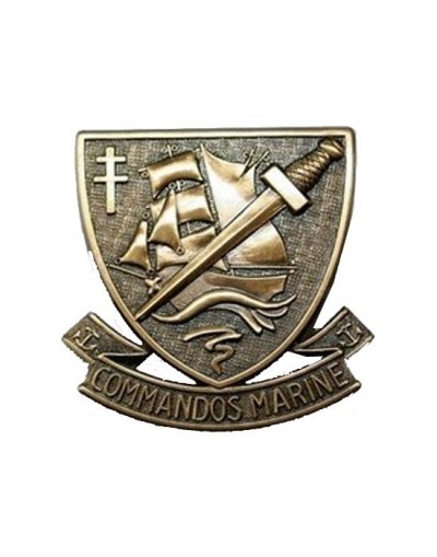Insigne de béret Commando Marine