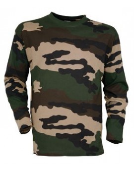 T-shirt manches longues Camouflage Centre Europe