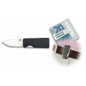 Couteau ALBAINOX NOIR avec Clip 5 cm