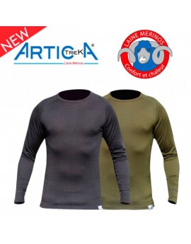 T-shirt manches longues en laine Mérinos 160 g Artica Trek