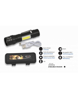 Lampe torche LED compact rechargeable